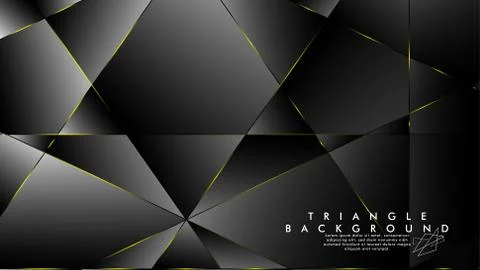 ABSTRACT BACKGROUND OF GEOMETRIC WITH luxurious polygon patterns and YELLOW t イラスト素材