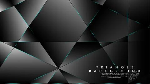 ABSTRACT BACKGROUND OF GEOMETRIC WITH luxurious polygon patterns. BLUE LIGHT  Stock Illustration