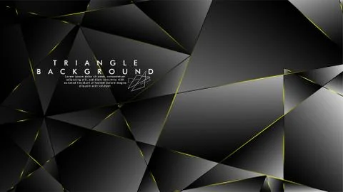 ABSTRACT BACKGROUND OF GEOMETRIC WITH luxurious polygon patterns and YELLOW t イラスト素材