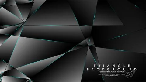 ABSTRACT BACKGROUND OF GEOMETRIC WITH luxurious polygon patterns. BLUE LIGHT  Stock Illustration