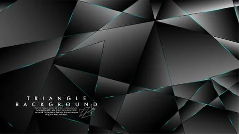 ABSTRACT BACKGROUND OF GEOMETRIC WITH luxurious polygon patterns. BLUE LIGHT  Stock Illustration