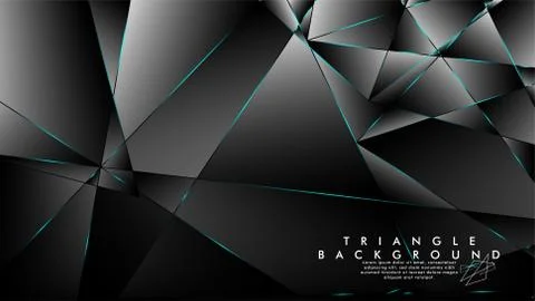 ABSTRACT BACKGROUND OF GEOMETRIC WITH luxurious polygon patterns. BLUE LIGHT  Stock Illustration