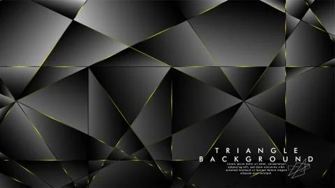ABSTRACT BACKGROUND OF GEOMETRIC WITH luxurious polygon patterns and YELLOW t イラスト素材