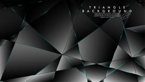 ABSTRACT BACKGROUND OF GEOMETRIC WITH luxurious polygon patterns. BLUE LIGHT  Stock Illustration
