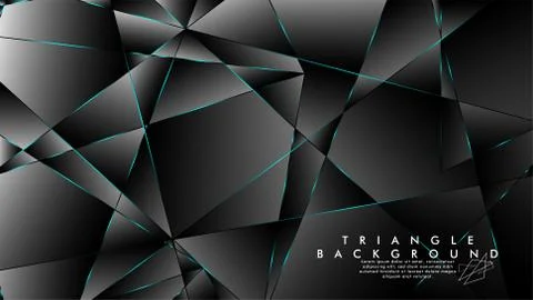 ABSTRACT BACKGROUND OF GEOMETRIC WITH luxurious polygon patterns. BLUE LIGHT  Illustrazione stock