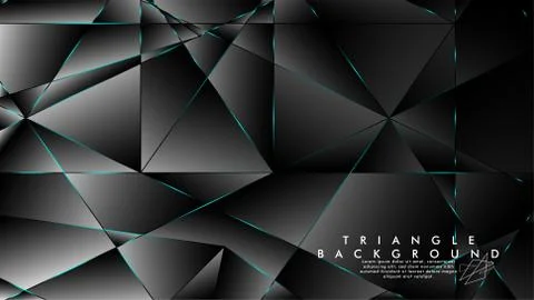 ABSTRACT BACKGROUND OF GEOMETRIC WITH luxurious polygon patterns. BLUE LIGHT  Illustrazione stock