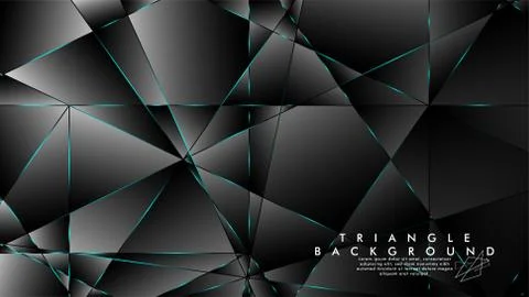 ABSTRACT BACKGROUND OF GEOMETRIC WITH luxurious polygon patterns. BLUE LIGHT  Illustrazione stock