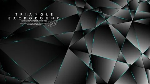 ABSTRACT BACKGROUND OF GEOMETRIC WITH luxurious polygon patterns. BLUE LIGHT  Stock Illustration