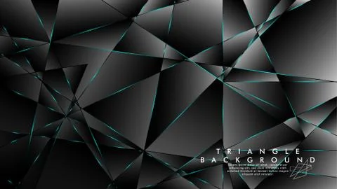 ABSTRACT BACKGROUND OF GEOMETRIC WITH luxurious polygon patterns. BLUE LIGHT  Illustrazione stock