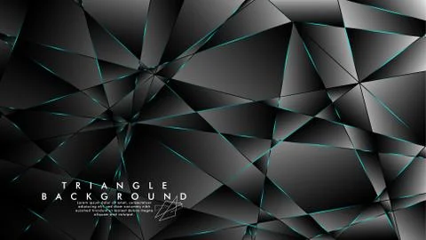 ABSTRACT BACKGROUND OF GEOMETRIC WITH luxurious polygon patterns. BLUE LIGHT  Illustrazione stock