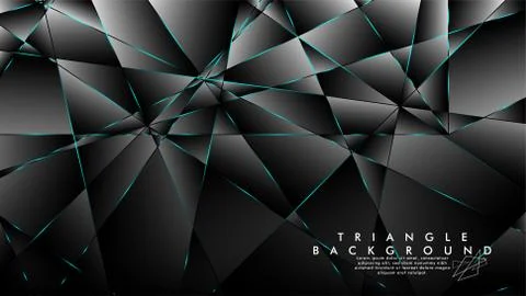 ABSTRACT BACKGROUND OF GEOMETRIC WITH luxurious polygon patterns. BLUE LIGHT  Stock Illustration