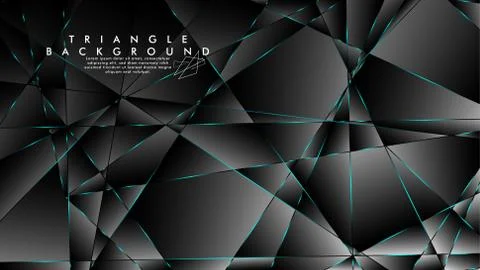 ABSTRACT BACKGROUND OF GEOMETRIC WITH luxurious polygon patterns. BLUE LIGHT  Illustrazione stock