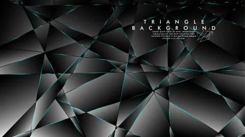 ABSTRACT BACKGROUND OF GEOMETRIC WITH luxurious polygon patterns. BLUE LIGHT  Stock Illustration
