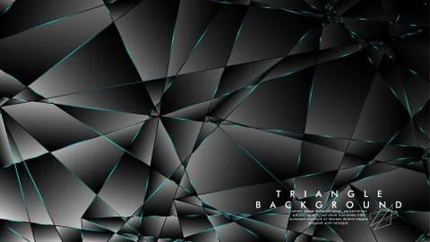 ABSTRACT BACKGROUND OF GEOMETRIC WITH luxurious polygon patterns. BLUE LIGHT  Illustrazione stock