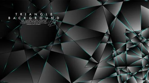 ABSTRACT BACKGROUND OF GEOMETRIC WITH luxurious polygon patterns. BLUE LIGHT  Stock Illustration