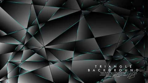 ABSTRACT BACKGROUND OF GEOMETRIC WITH luxurious polygon patterns. BLUE LIGHT  Stock Illustration