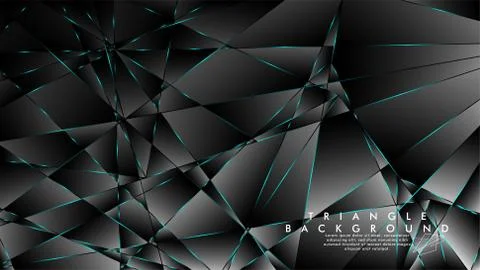 ABSTRACT BACKGROUND OF GEOMETRIC WITH luxurious polygon patterns. BLUE LIGHT  Stock Illustration