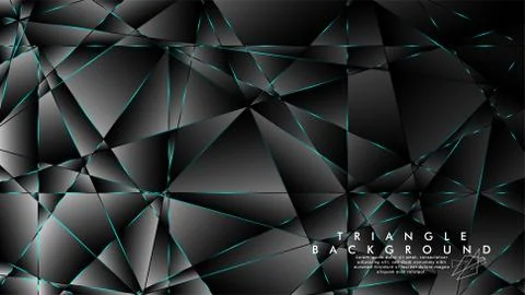 ABSTRACT BACKGROUND OF GEOMETRIC WITH luxurious polygon patterns. BLUE LIGHT  Stock Illustration