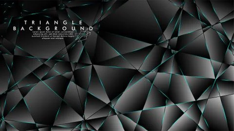 ABSTRACT BACKGROUND OF GEOMETRIC WITH luxurious polygon patterns. BLUE LIGHT  Stock Illustration