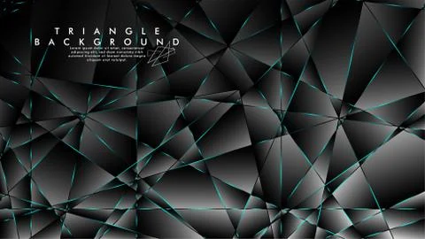 ABSTRACT BACKGROUND OF GEOMETRIC WITH luxurious polygon patterns. BLUE LIGHT  Illustrazione stock