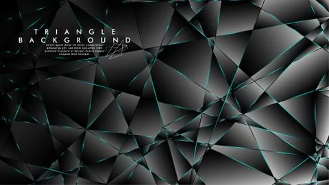 ABSTRACT BACKGROUND OF GEOMETRIC WITH luxurious polygon patterns. BLUE LIGHT  Stock Illustration