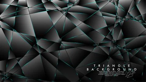 ABSTRACT BACKGROUND OF GEOMETRIC WITH luxurious polygon patterns. BLUE LIGHT  Illustrazione stock