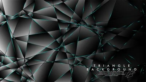 ABSTRACT BACKGROUND OF GEOMETRIC WITH luxurious polygon patterns. BLUE LIGHT  Stock Illustration