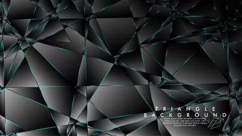 ABSTRACT BACKGROUND OF GEOMETRIC WITH luxurious polygon patterns. BLUE LIGHT  Stock Illustration