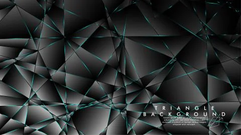 ABSTRACT BACKGROUND OF GEOMETRIC WITH luxurious polygon patterns. BLUE LIGHT  Stock Illustration