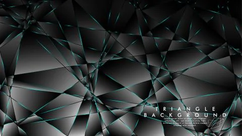 ABSTRACT BACKGROUND OF GEOMETRIC WITH luxurious polygon patterns. BLUE LIGHT  Stock Illustration