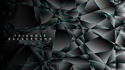 ABSTRACT BACKGROUND OF GEOMETRIC WITH luxurious polygon patterns. BLUE LIGHT  Stock Illustration