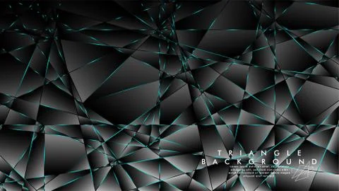 ABSTRACT BACKGROUND OF GEOMETRIC WITH luxurious polygon patterns. BLUE LIGHT  Illustrazione stock