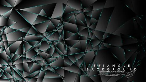 ABSTRACT BACKGROUND OF GEOMETRIC WITH luxurious polygon patterns. BLUE LIGHT  Stock Illustration