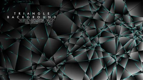 ABSTRACT BACKGROUND OF GEOMETRIC WITH luxurious polygon patterns. BLUE LIGHT  Stock Illustration