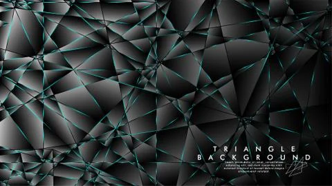 ABSTRACT BACKGROUND OF GEOMETRIC WITH luxurious polygon patterns. BLUE LIGHT  Stock Illustration