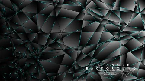 ABSTRACT BACKGROUND OF GEOMETRIC WITH luxurious polygon patterns. BLUE LIGHT  Stock Illustration