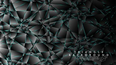 ABSTRACT BACKGROUND OF GEOMETRIC WITH luxurious polygon patterns. BLUE LIGHT  Illustrazione stock
