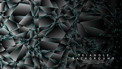 ABSTRACT BACKGROUND OF GEOMETRIC WITH luxurious polygon patterns. BLUE LIGHT  Stock Illustration