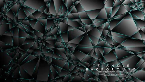 ABSTRACT BACKGROUND OF GEOMETRIC WITH luxurious polygon patterns. BLUE LIGHT  Illustrazione stock