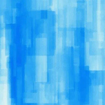 Abstract background with geometric objects. Digital painting in blue Stock Illustration