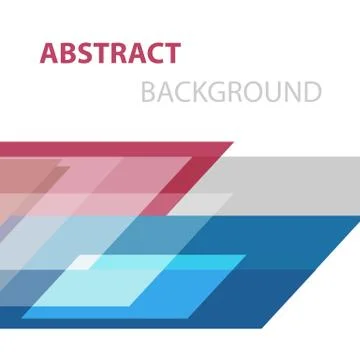 Abstract background with geometric overlapping Stock Illustration
