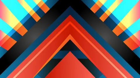 Abstract Background Geometric Pattern With Colorful Shapes and Symmetrical .. Stock Illustration
