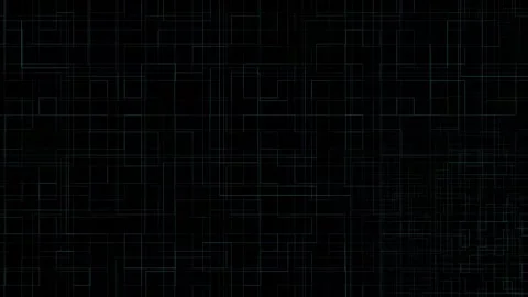 Abstract background, geometric pattern, faint blue lines, square shapes Stock Footage 296732621