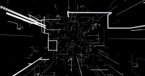 Abstract background with geometric pattern Stock Footage 71610210