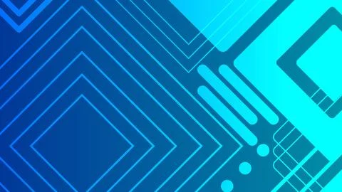 Abstract Background Geometric Pattern in Gradients of Blue and Turquoise Stock Illustration