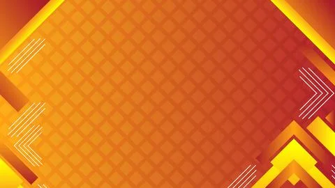 Abstract Background Geometric Pattern with Orange and Yellow Gradient Design Stock Illustration