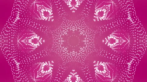 Abstract background of geometric patterns. kaleidoscope effect. 3D rendering Stock Footage 95450348