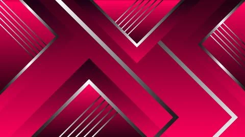 Abstract Background Geometric Pink Pattern with Gradient and Metallic Accents Illustrazione stock