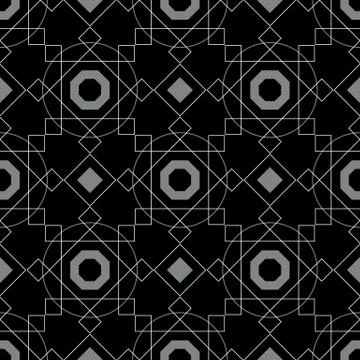 Abstract Background Geometric Seamless Pattern Illustrazione stock