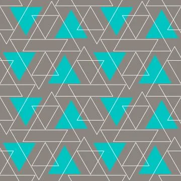 Abstract Background Geometric Seamless Pattern Stock Illustration